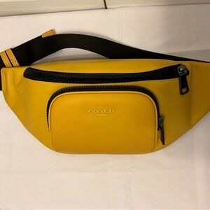 Coach Mustard Yellow Belt Bag